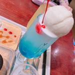 うのまちクリームソーダ(青)(うのまち珈琲店 西武渋谷店)