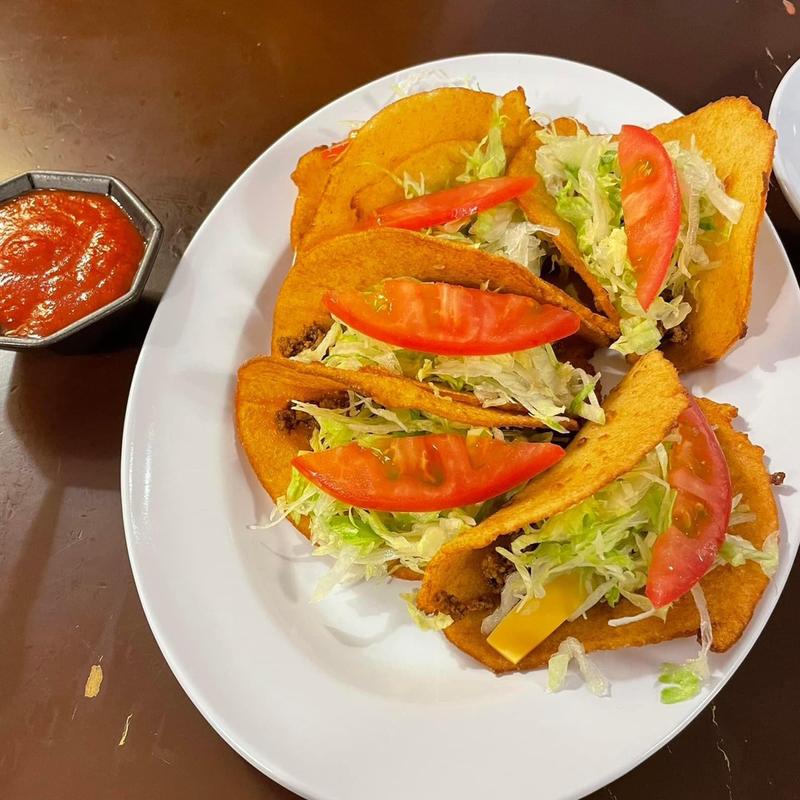 タコス 5個(メキシコ （MEXICO）)