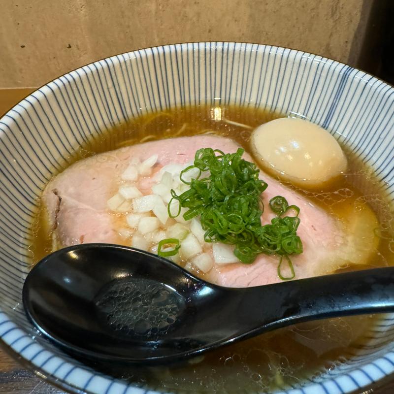悪魔の囁き煮干し蕎麦(焼きアゴ✖️イシモチ✖️カマス)(味玉)(麺や空と大地)