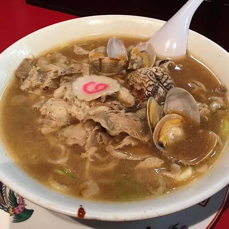 あさり中華そば(並)(末廣ラーメン本舗 秋田山王本店 )