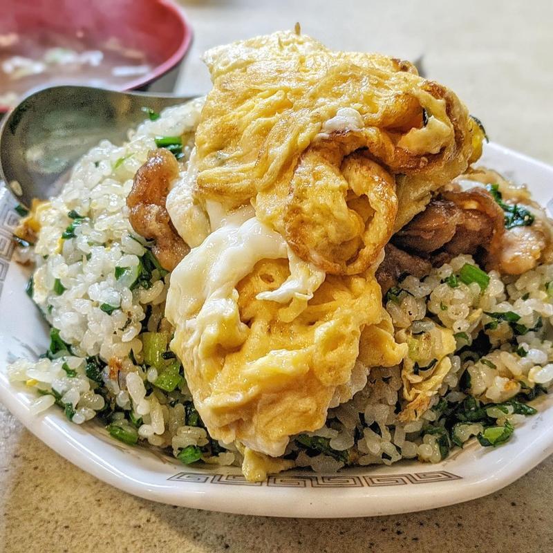 ほうれん草炒飯大盛＋らんらん(中華徳大 （ちゅうかとくだい）)