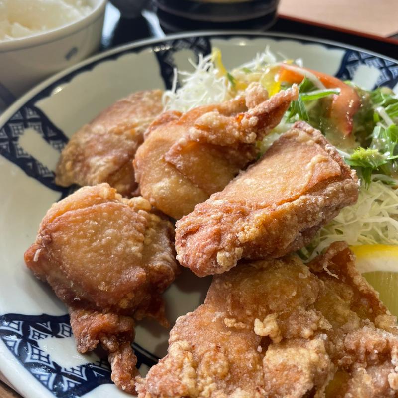 唐揚げ定食(道の駅 霧島 )
