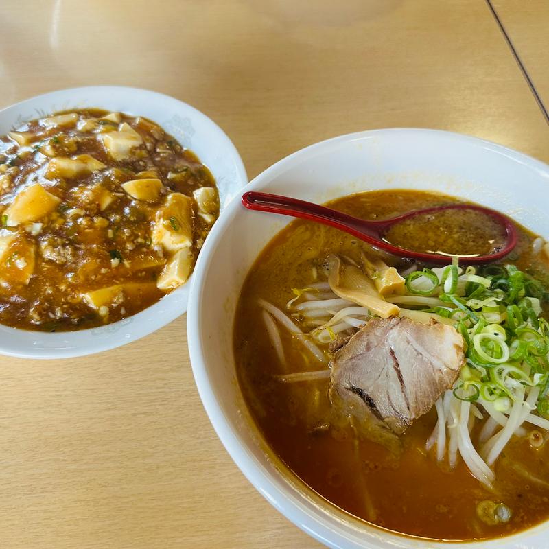 麻婆丼SET（坦々味）(中華食堂 チャオチャオ )