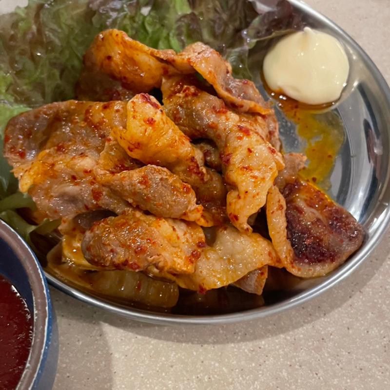 旨辛豚盛り(串カツ田中 矢場町店)