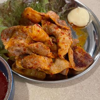 旨辛豚盛り(串カツ田中 矢場町店)