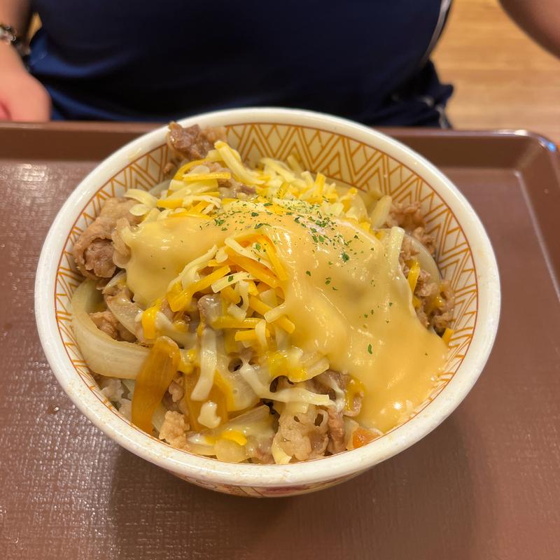 チーズ牛丼(すき家 五泉東本町店 )