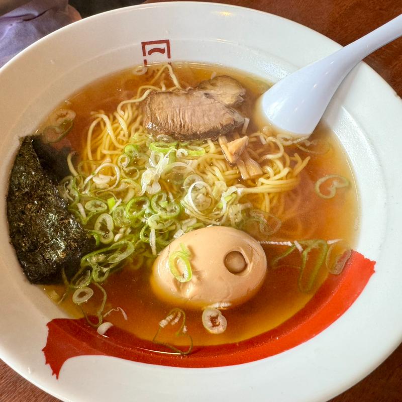 味玉ラーメン白(ラーメン一代元 加須三俣店)