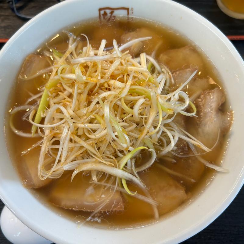 ねぎ焼豚ラーメン(喜多方ラーメン坂内 小法師 宇都宮店)