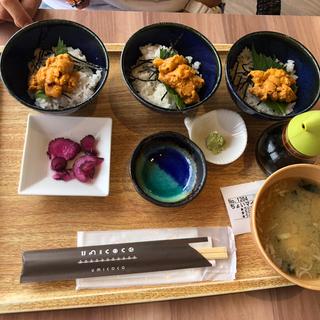 ミニうに丼(道の駅 大谷海岸)