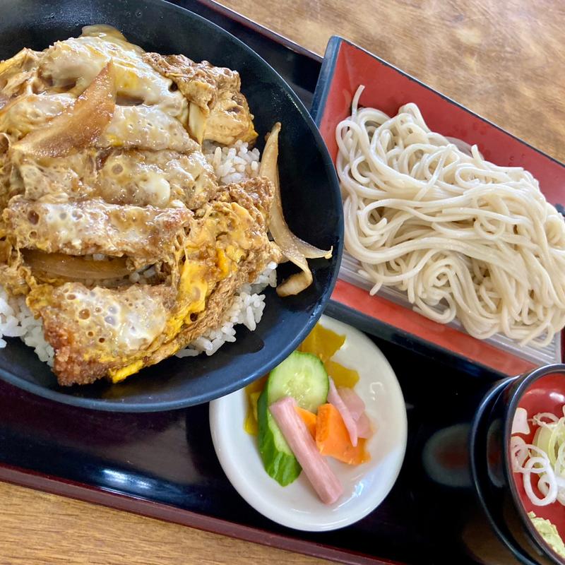 カツ丼セット(立花食堂)