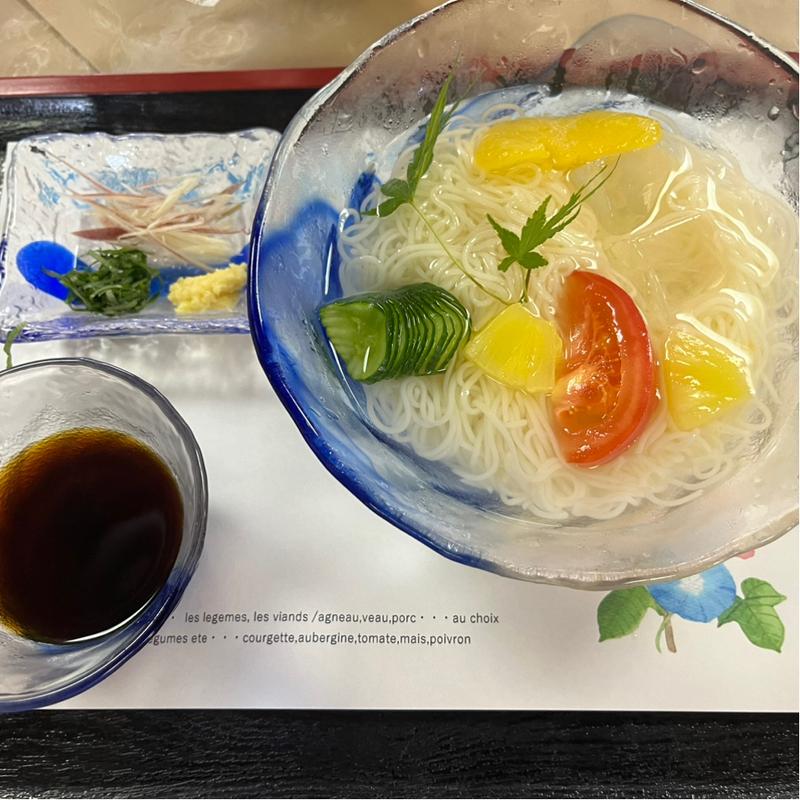 冷やしそうめん(取手国際ゴルフ倶楽部 レストラン )