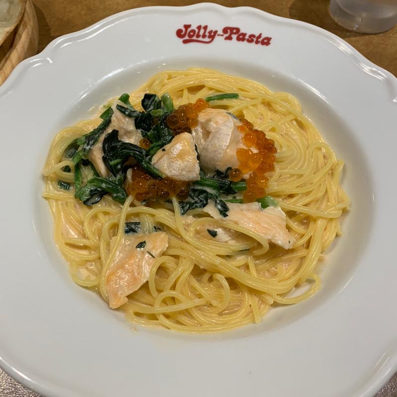 サーモンハラスといくらの明太子クリーム(ジョリーパスタ 塚口店 )