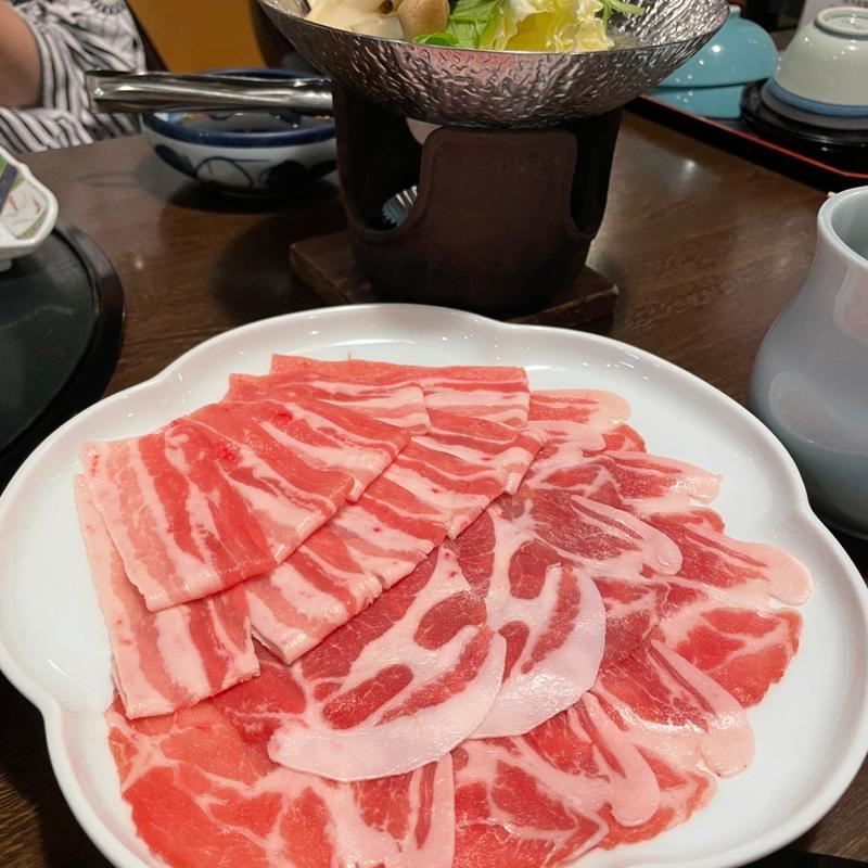 黒豚しゃぶしゃぶ(指宿温泉 ホテル翔月)