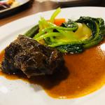 和牛頰肉のバルサミコ酢煮込み_ランチセットC