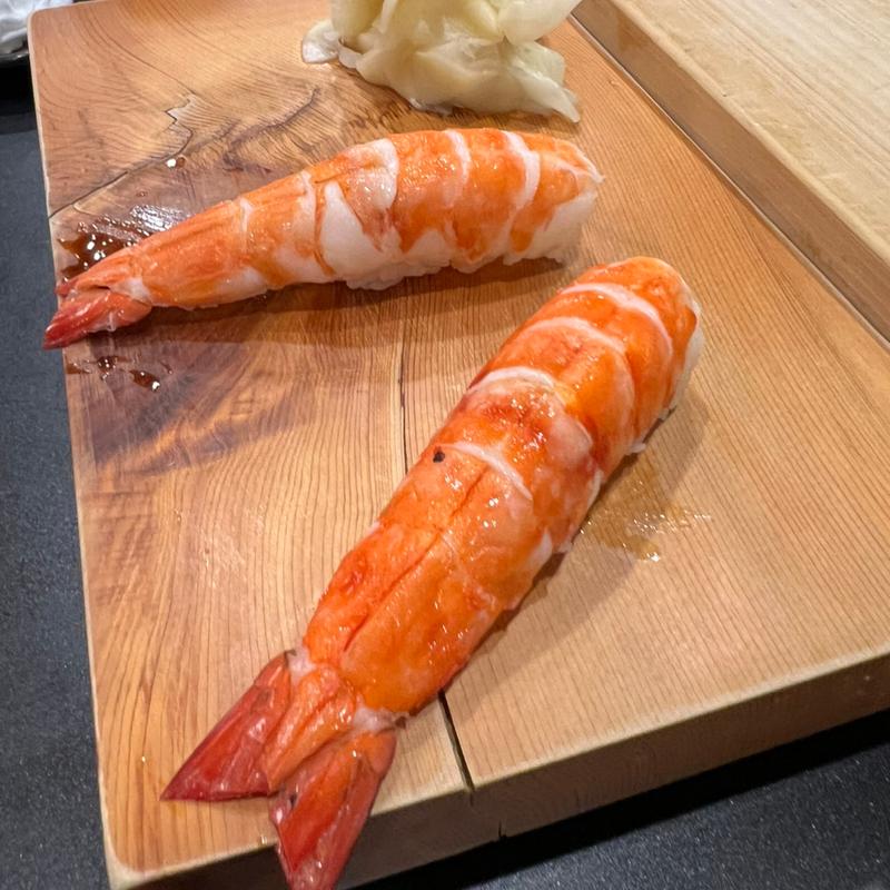 エビの握り(志ば寿司)