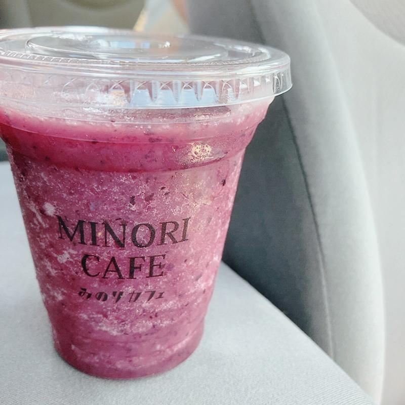 ぶどうのスムージー(みのりカフェ元気市広島店)