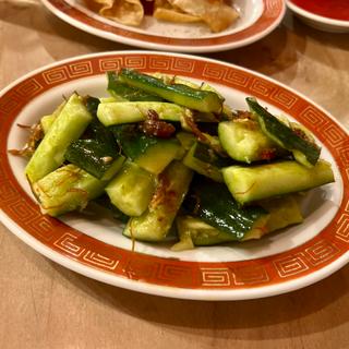 キューリのXO醤冷菜(中国料理 もみぢ)