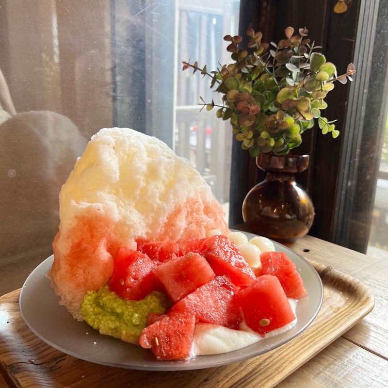 ずんだ白玉すいか(かき氷薬膳スープ みしょう)