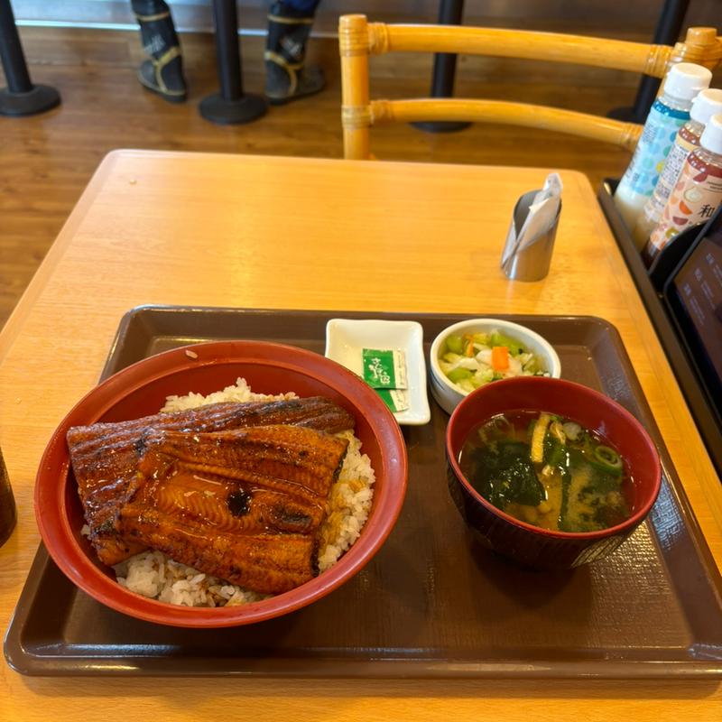 特製鰻丼セット(すき家 八千代村上店 )