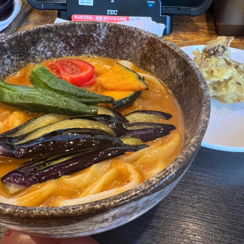 野菜カレーうどん(四方吉 )