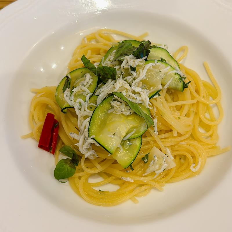 かまあげシラスと季節野菜のスパゲティ(Gemma（ジェンマ）)
