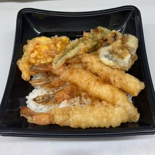 夏の海老たっぷり天丼(銀座ハゲ天)