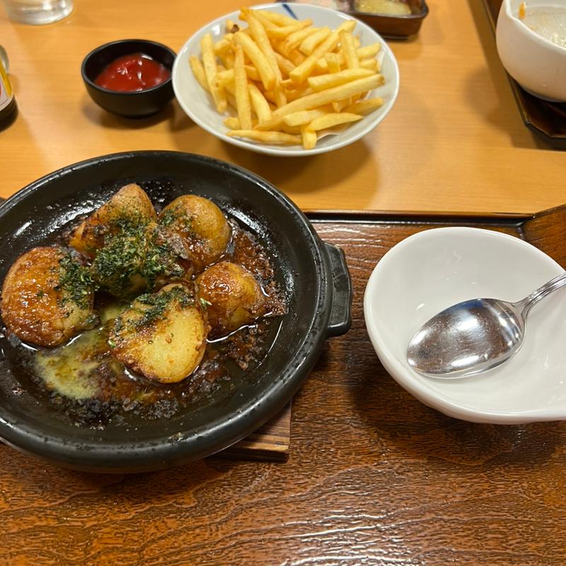 青のりじゃかバターグリル(天風　幕張温泉　湯楽の里)