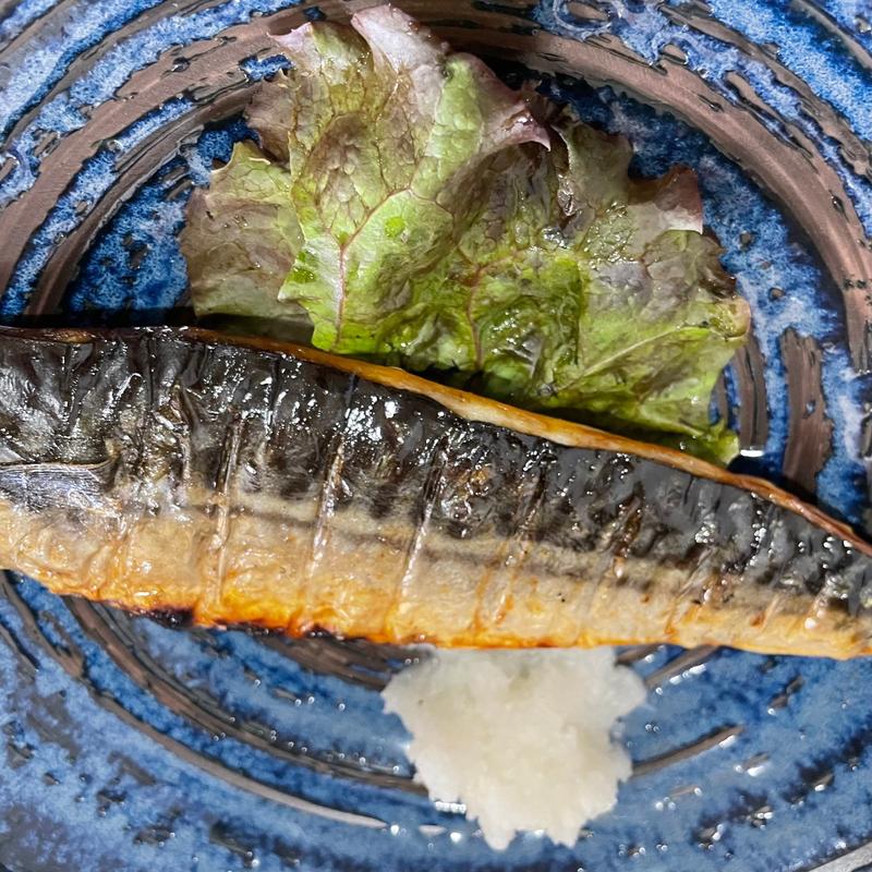 北海道産昆布締め焼き鯖定食(喫茶たき)