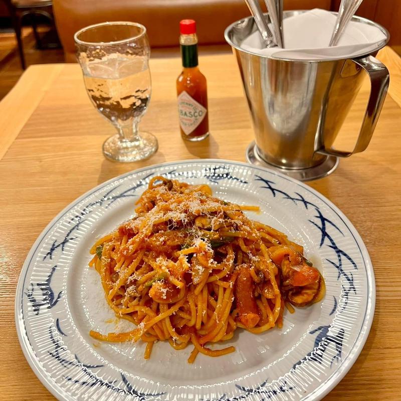 昔ながらのスパゲッティナポリタン(三笠会館本店)