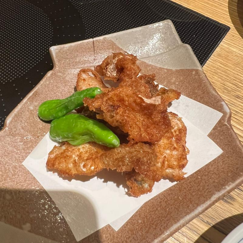 フグ皮の唐揚げ(玄品 大宮)