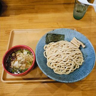 辛背油にんにくつけ麺(自家製麺風夏)