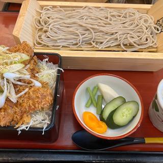 ネギ塩カツ丼セット(ばんどう太郎 つくば学園店 )