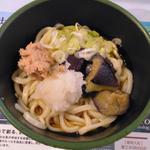 茄子とツナの冷やしうどん(中)