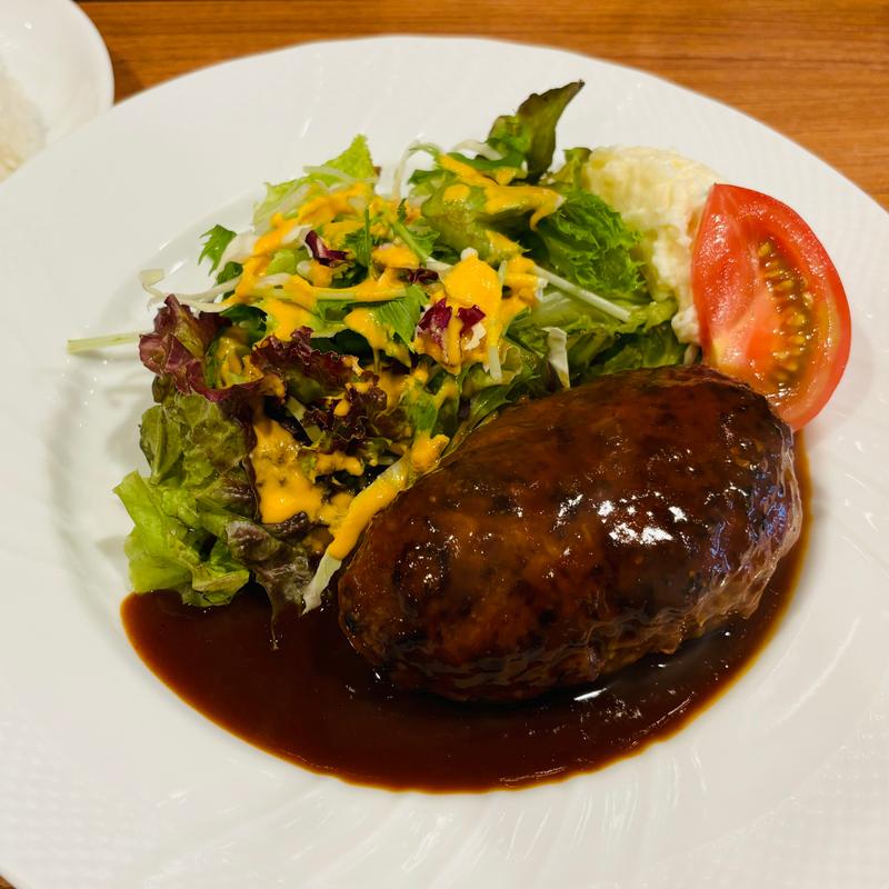 ハンバーグステーキ(麻布笄軒 中目黒店)