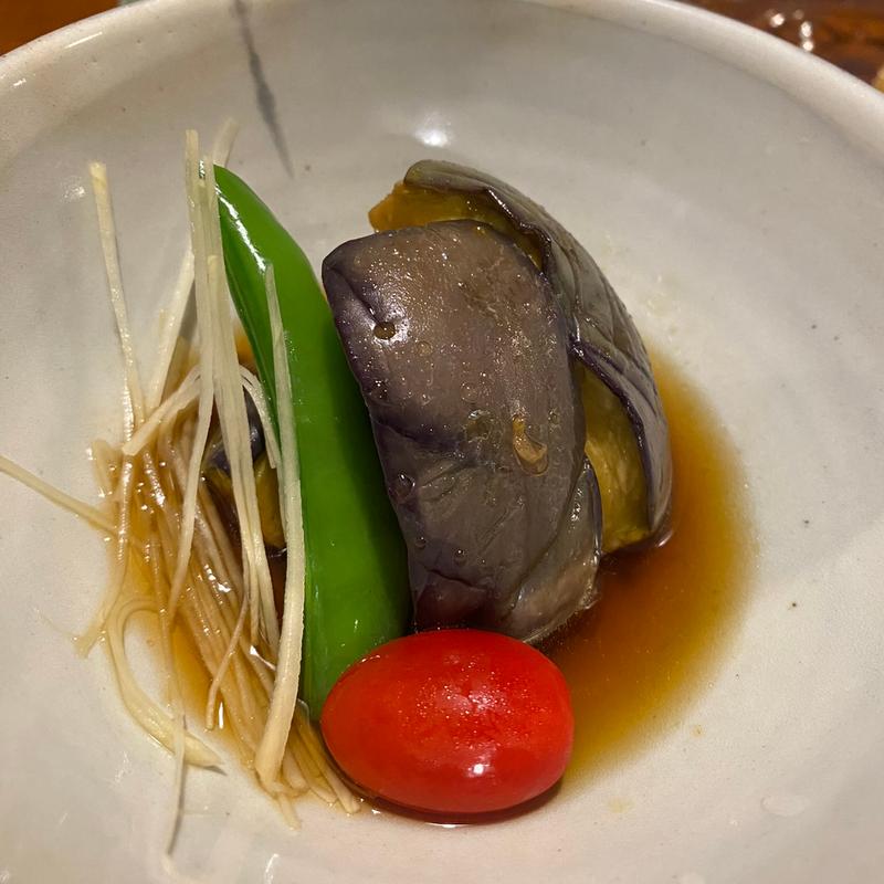 茄子の煮浸し(利庵)