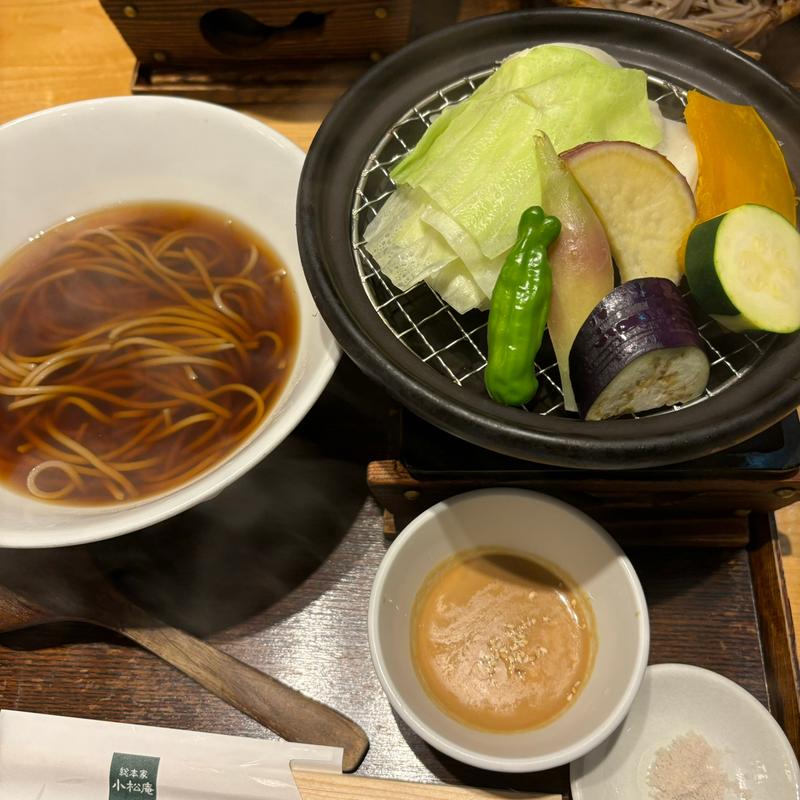 野菜せいろセット(小松庵総本家 新宿高島屋店)