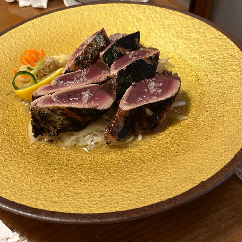 カツオ塩タタキ(食酔亭元屋 )