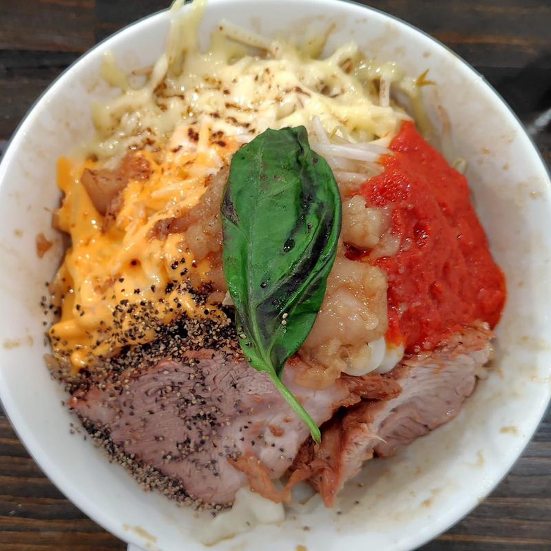 限定 ピザ汁なし 麺(並)300g チーズ(夢を語れ千葉)