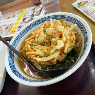 醤油ラーメン かき揚げ(山田うどん食堂 田島店)