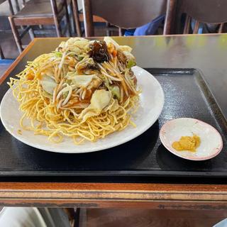 朝特大かた焼きそば 大(長城飯店 町田店)