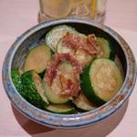 ズッキーニの揚げ浸し(貝 刺身専門店 しらはら )