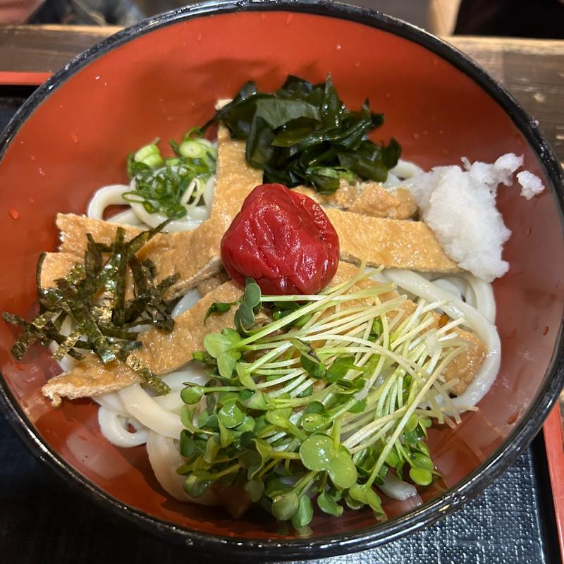 冷やしきつね(手打ちうどん むさし)