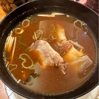 あら汁(回転寿司 さんきゅう 石切店)