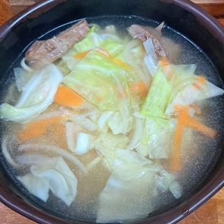 野菜そば(三丁目そば )