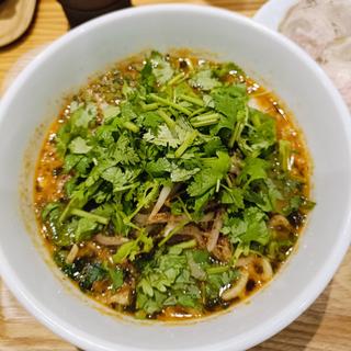 パクチースパイスラーメン(スパイスラーメン専門店 SPICE 麺 アッ晴れ)