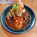 3種あいがけカレー スパイス燻製玉子