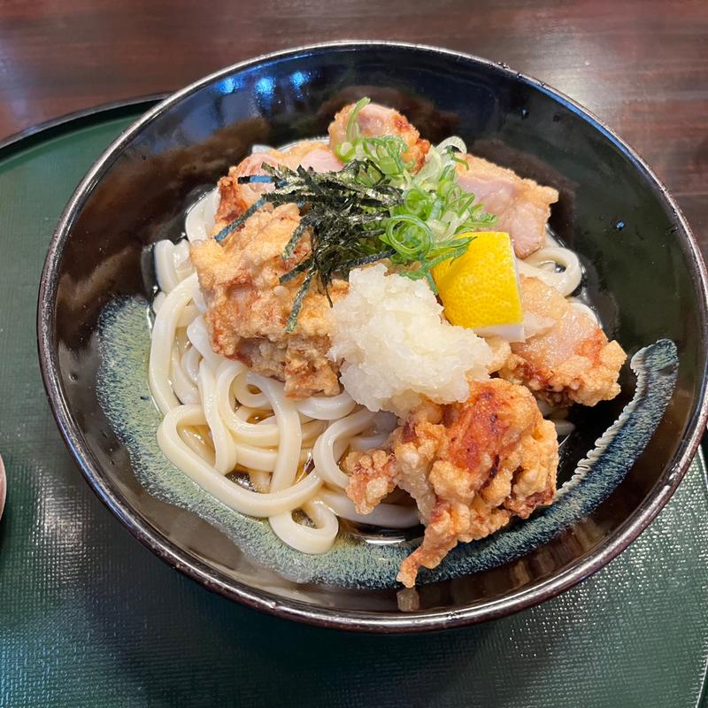 ぶっかけ唐揚うどん(いちもん家 )