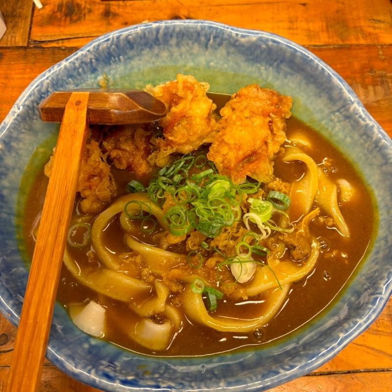 カレーうどん＋唐揚げ3個(ゆうすけ)