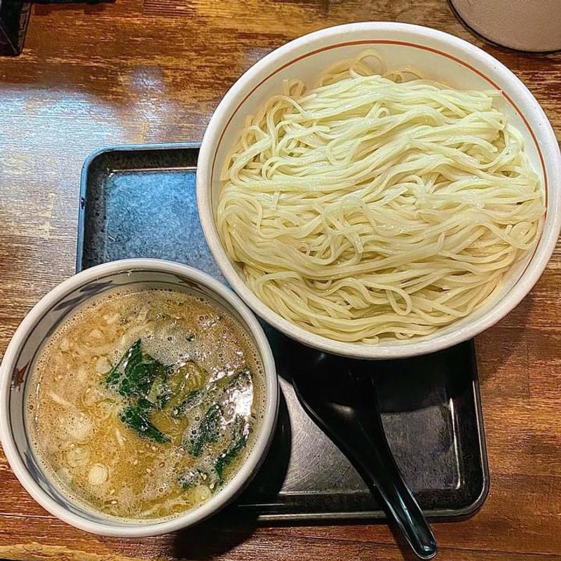 しおつけ麺(濃い味) 麺3玉(上本町 麺乃家)
