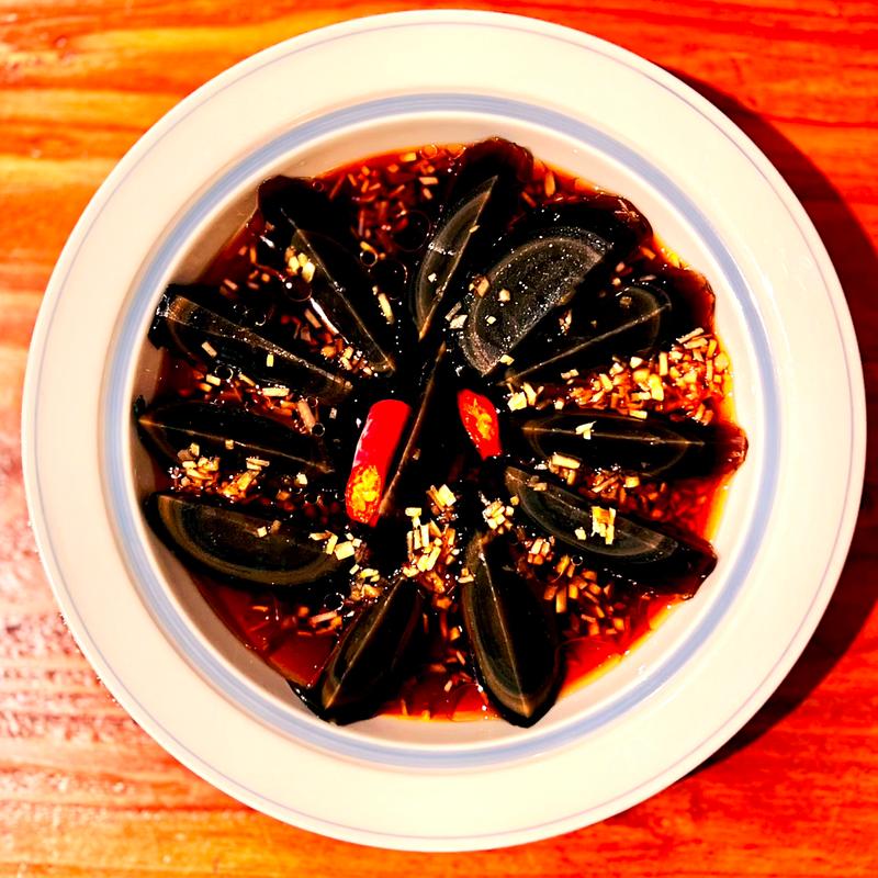 特製ダレのピータン(チャイニーズバー シャラ)